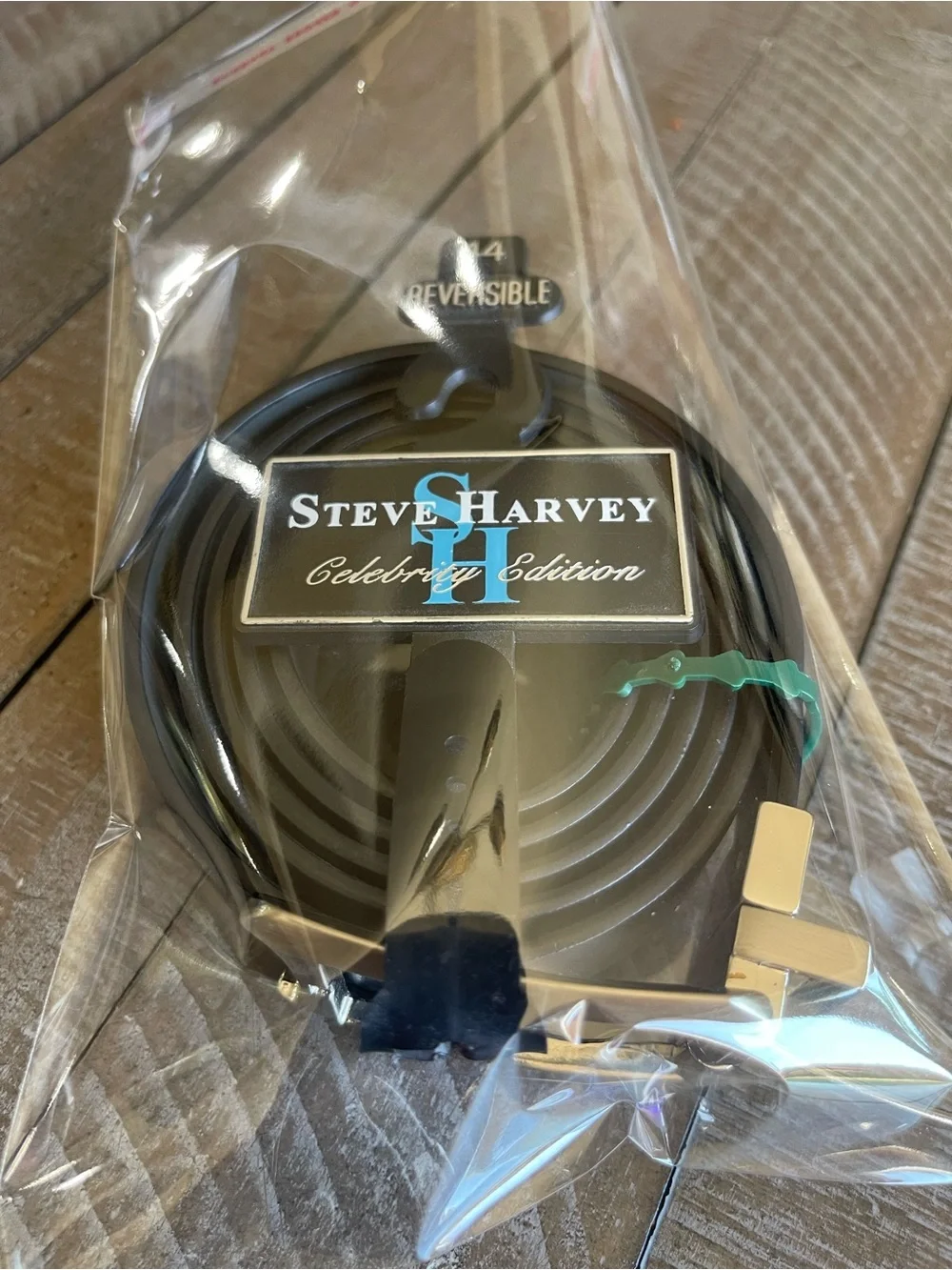Steve Harvey Celebrity Edition Black Reversible Belt